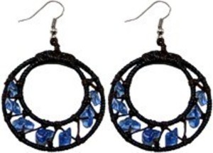 Ohrringe mit blauen Steinen