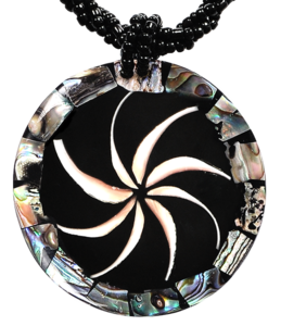 Hals-Kette mit Muschel-Anh�nger Halsschmuck