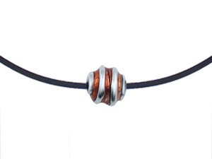 Halskette mit braunem Anhnger, Modeschmuck