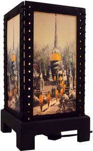 Deko-Leuchte SUKI, japanische Tischlampe, Stimmungsleuchte