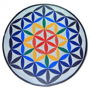 Wand-Deko Blume des Lebens Grsse: ca. 30 cm Wanddekoration Mandala Energie-Symbol