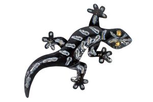 Deko-Gekko aus Metall, 3 Gr��en erh�ltlich