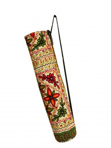 Yoga-Tasche BLUME aus Stoff, Yogamatten-Tasche