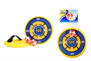 Klett-Dartscheibe mit B�llen, Durchmesser ca. 23 cm