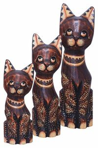 Katze Filou 3-er Set in den Gr��en 20, 25 und 30 cm