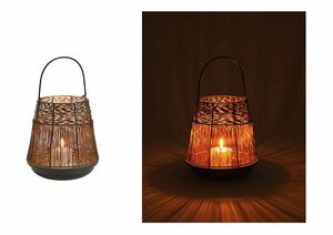 Windlicht aus Metall