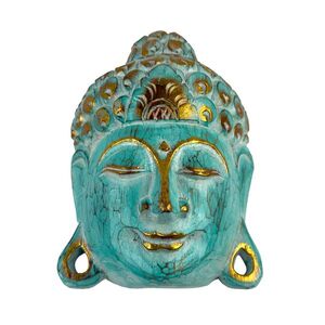 Buddha - Maske T�rkis Wash