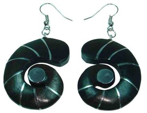 Ohrringe aus Sonor-Wood/Edelstahl