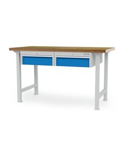 Reihenwerkbank Serie 1500 mit 2 H�ngeschubladen