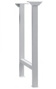 Fu�gestell aus Vierkantrohr B/T/H 150x650x819 mm