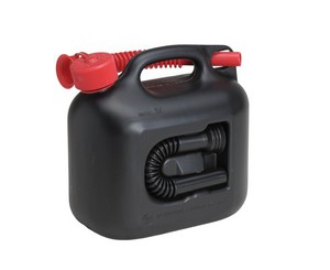 Kraftstoff-Kanister PREMIUM 5 L, schwarz, HD-PE, UN-Zulassung