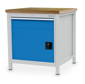 Werkbank | Kastenwerkbank 1 x Schublade 1 x Fl�gelt�r B/T/H 810x750x859 mm