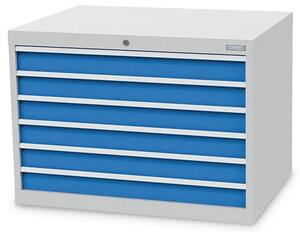 Bedrunka+Hirth Schubladenschrank T736 6 Schubladen B/T/H 1005x736x719 mm