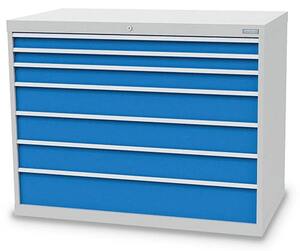 Bedrunka+Hirth Schubladenschrank T736 7 Schubladen B/T/H 1305x736x1019 mm
