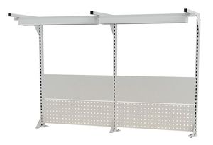 Multiwand f�r Werkbank, Lochplatte B/H 2000x1250 mm