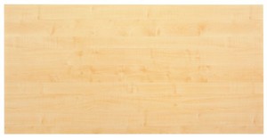 Tischplatte Melaminharzbeschichtung Ahorn, 160x80 cm