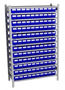 Kastenregal 120 Regalk�sten H/B/T 1750x1060x535 mm