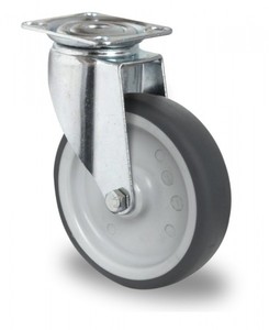 Schwere Apparaterolle, Lenkrolle  150 mm