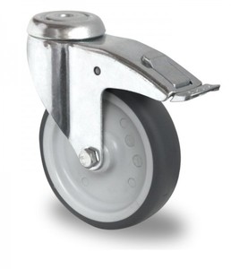 Schwere Apparaterolle mit Alu-Feststeller  100 mm