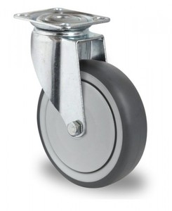 Schwere Apparaterolle, Lenkrolle  150 mm