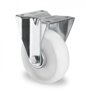 Bockrolle aus Polypropylen  125 mm