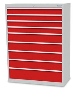 Bedrunka+Hirth Schubladenschrank T500 9 Schubladen B/T/H 980x500x1319 mm