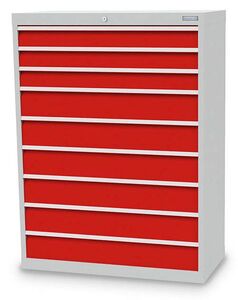 Bedrunka+Hirth Schubladenschrank T500 9 Schubladen B/T/H 980x500x1319 mm