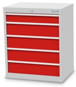 Bedrunka+Hirth Schubladenschrank T500 5 Schubladen B/T/H 680x500x819 mm