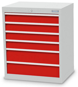 Bedrunka+Hirth Schubladenschrank T500 6 Schubladen B/T/H 680x500x819 mm