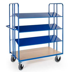 Kommissionierwagen 4 doppelseitige Blechladefl�chen 