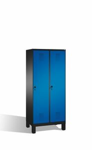 Spind | Umkleidespind auf Fen, 2 Abteile, Abteilbreite 400 mm