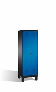 Spind | Doppelspind auf Fen, 2 Abteile fr 1 Person, Abteilbreite 300 mm