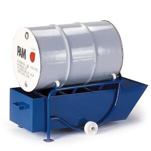 Fasskippbock 200 L mit Polyamid-Rollen