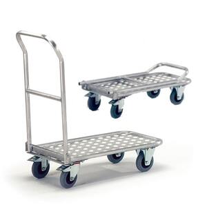 Alu-Magazinwagen/Klappb�gel mit 180 mm Etagenh�he