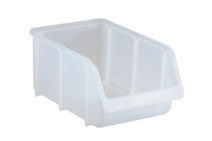 Sichtlagerbox, Basic PP, Gr. 4, 1 St�ck, Farbe transparent