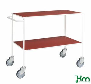 Robuster verschweister Transportwagen mit 2 B�den