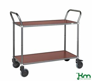 Eleganter Servierwagen mit beschichteten B�den