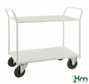 Etagenwagen mit 2 Metallb�den und Feststeller