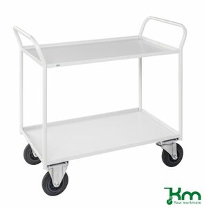 Etagenwagen mit 2 Metallb�den und Feststeller