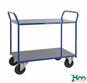 Etagenwagen mit 2 Metallb�den und Feststeller