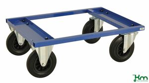 Palettenwagen geeignet f�r gro�e Paletten, gebremst