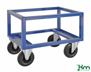 Palettenwagen geeignet f�r gro�e Paletten, gebremst