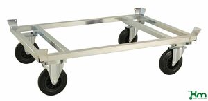 Palettenwagen geeignet f�r gro�e Paletten, gebremst