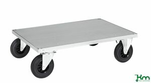 Plattformwagen als MDF Platte mit Feststeller