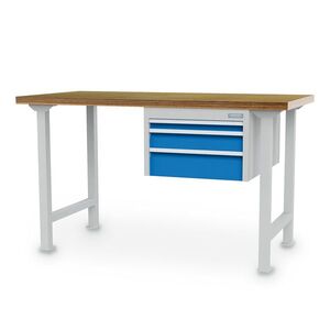 Werkbank | Reihenwerkbank 3 Schubladen B/T/H 1500x750x859 mm