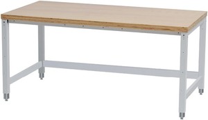 Workergo Arbeitstisch - Grundtisch 4-Fu mit Platte und Kurbel