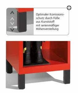 4 x F��e f�r Feuerwehrspind S 3000 Evolo