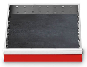 Riffelgummi-Einlage f�r Metallschublade 450x400 mm
