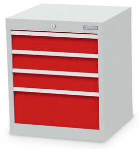 Bedrunka+Hirth Schubladenschrank T500 4 Schubladen B/T/H 530x500x619 mm