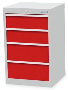 Bedrunka+Hirth Schubladenschrank T500 4 Schubladen B/T/H 530x500x819 mm